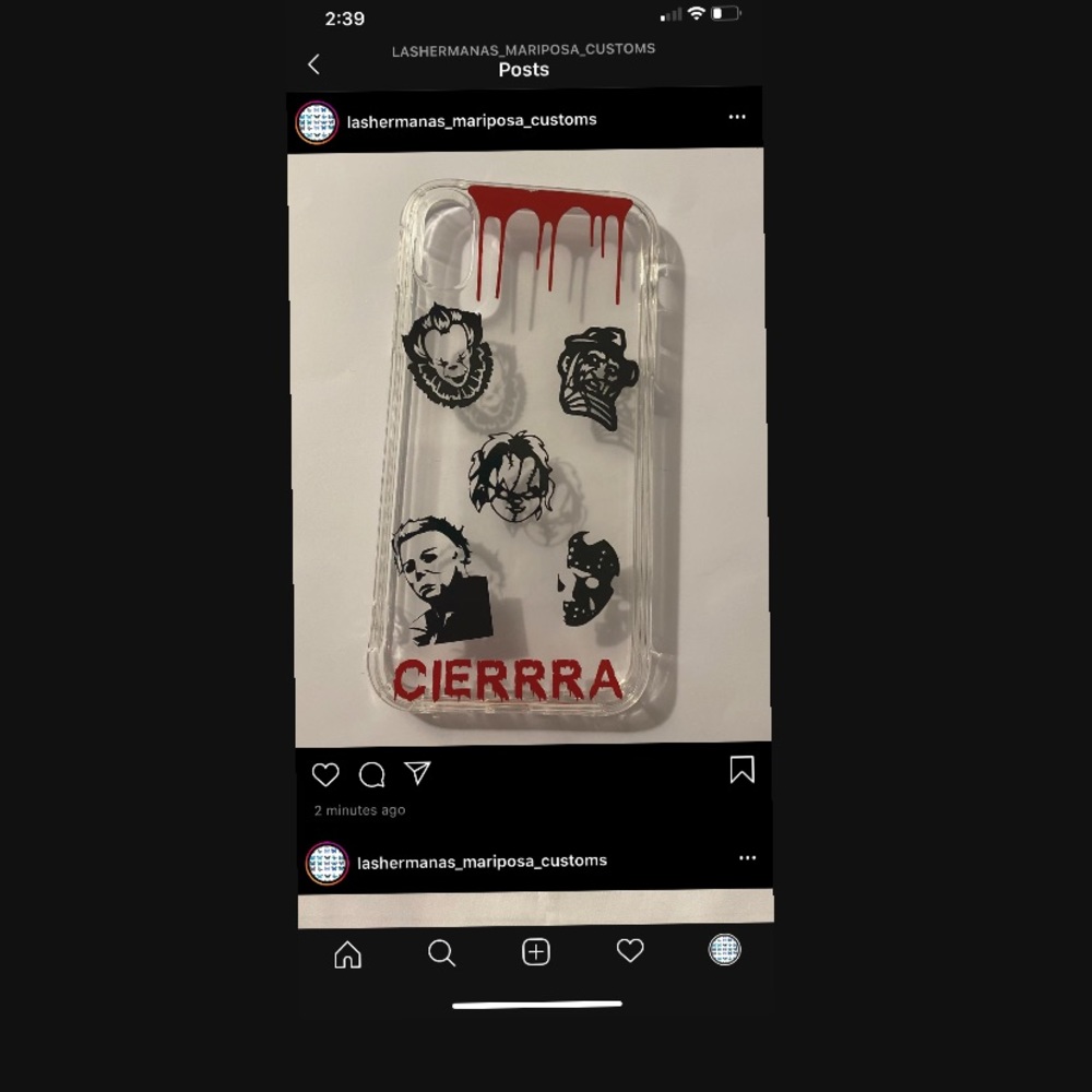 Custom phone case spooky Halloween